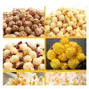 Produttori ad alta capacità Commerciale per popcorn sferici per popcorn gas/riscaldamento elettromagnetico Popcorn alrautomatico Popcorn Machine