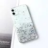 10pcs / lot Étui de téléphone à paillettes transparente pour iPhone 14 15 13 12 Pro 11 Pro Max xs Max xr x 7 8 Plus SE 2020 Couvre de paillettes de gradient mignon