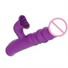 Tryck USB -laddningsbara vattentäta dubbla öron Soft G Spot Silicone Rabbit Vibrator