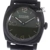 2024 Новый роскошный качественный качественный аналог Quartz Movement Watch Watch Unisex Fashion Panerai Radiomir Army Army Green Pam00997 Бутик -бутик.