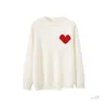 Women'S Sweaters Designer Sweater Love Heart A Embroidery Woman Lover Cardigan Knit Round Neck High Collar Womens Fashion Letter Whit Dhu1K