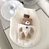 Vests Dog Clothing Autumn and Winter cat cotton vest cute bear white Two Legged Clothing Small and Mediumsized Pet Clothing