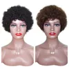 Short Afro Curly Wigs for Black Women Kinky Curly Wig Natural Looking Brazilian Full Hair Wig African American Replacement Women Wigs