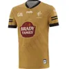 Men Jersey Gaa Tyrone Kiel Kenny di Perellimio kurzärmelig Olive Rugbyjersey