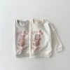 Sweatshirts Kleinkind Casual Lose Sweatshirts Baby Girls Cute Bear Pullover Tops 03y Infant Sweet Cotton Allmatch Long Sleeves T -Shirt