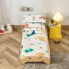 Barn Kindergarten Bedlakan Tredelar Pure Cotton Quilt Cover Tupplur utan att fylla tecknad mjuk och bekväm 240408