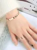 Designer charm Internet famous couple accessories classic versatile Carter non fading light luxury diamond inlay fashionable niche female bracelet