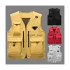 Heren Vesten Designer Jacket Tanktop Stylist Luxe Dames mannen Vest Outdoor Camping met meerdere zakken Hoge kwaliteit Paren Windvrije mouwloze jassen Parka