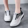 Casual Shoes Lace Up For Women Mesh Breattable High On Platform Low Gym Woman Footwear Running Ankomst 2024 Pris A H