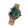 Fashionabla Water Drop Womens Quartz Watch med fin stålfjärilspänne och Student Steel Band Watch