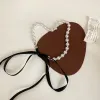 Colliers Sweet Bowknot Pearl Collier pour dames élégants ruban filles clavicules collier de style coréen de style coréen