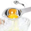 Bouteilles lmetjma séparateur d'oeufs en acier inoxydable jaune blanc diviseur de qualité alimentaire outils de cuisine kc0079