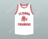 CUSTOM ANY Name Number Mens Youth/Kids SERGE IBAKA 19 TIJUANA PIRANHAS WHITE BASKETBALL JERSEY MEXICAN EXPANSION TEAM TOP Stitched S-6XL