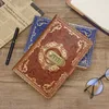 A5 Vintage PU Notepbook Password Botpad Botorce Pullece Bullet Record Секретные канцелярские канцелярские товары канцелярские канцелярские принадлежности