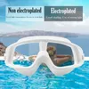 -1.5 ila -10.0 Miyopya Yüzme Gözlük Silikon Büyük Çerçeve Anti Sis Yüzme Gkges Sol Gözler İçin Özel Derece 240415