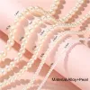 Naszyjniki Vintage Imię Pearl Beaded Choker Naszyjnik dla kobiet dziewczyny