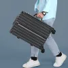 Luggage Trolley Luggage Aluminum Frame Rolling Luggage Case 20 22 24 26 inch Travel Suitcase on Wheels Combination Lock Carry on Luggage