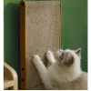 Скретчики Pet Cat Scratching Board Lshaped коврик скребок скрещивание коврика Абетейная игрушка Гофрированное бумажное оборудование котенок Продукт Мебель Защитник