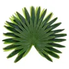Dekorativa blommor Stamlöst Palm Leaf Prorn Tropiska tema falska lämnar konstgjorda prydnader Hawaiian Party Decor Bord Dekorationer