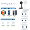 Carregadores 2 em 1 carregador sem fio magnético suporte para iPhone 13 12 Pro Max Mini AirPods Estação de carregamento rápida Chargers de telefone celular