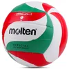 Oryginalna siatkówka stopionego V5M1500 dla dorosłych studentów na zewnątrz/mecz wewnętrzny trening Voley Ball Pu Soft skórzana rozmiar 5/4 240422