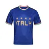 Fans Tops Tees European Cup Italien Fußballhemd Schnell trockener Polyester Spanien Fußball -Trikot -Männer Fußball Sport tragen Custom Name Soccer Uniform Y240423
