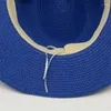 Berets Panama Strail Hat Men Men Men Summer Wide Brimmed Outdoor Sun Visor Beach