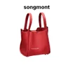 Songmont tas emmer luna ontwerper onderarm hobo schouder luxe grote bakken halve maan lederen portemonnee mini koppeling winkelbodem crossbody song handtas mode