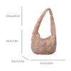 Shoulder Bags Women Bubble Bag Fashion Padding Underarm Versatile Zipper Armpit Casual Girl Soft Purse