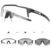 Solglasögon Kapvoe Photochromic Cycling Solglasögon för män Glasögon Fashion Mountain Bicycle Road Speed ​​Cool Goggles Eyewear Sports MTB Bike