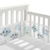 sets Crib Fence 160x30cm Four Seasons Breathable Anticollision Bedding Set Detachable Baby Bumper Cot