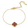 People's first choice to go out essential bracelet Leaf Womens with natural Valentine's Day with common vanly and F family bracelet