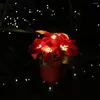 Dekorative Blumen 25 cm künstliche Blume gefälschte Pflanzen hohe Helligkeit Energie sparen batteriebetriebene Nachtlichter für Weihnachtsdekorationen