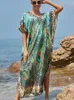 Easy Dry Beach Cover Up Robe Plage vestido playa pareo swimsuit foodwear 2024 maiô de banho feminino maxi vestido 240417