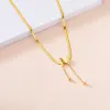 Colliers Nouveaux acier inoxydable Butterfly pendentif Fashion Fashion Snake Os Chain Tassel Collier Femme High Jewelry Party Gift Wholesale