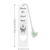 Gravure en acier inoxydable Bookmark Love Hollow Teacher's Day Gift Student Lire Accessoires Souvenirs