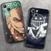 Mobiele telefoon bumpers Japan Anime O-One stuk telefoonhoesje voor iPhone 15 Ultra 14 13 12 11 XS XR X 8 7 Pro Max Plus Mini Black Cover Y240423