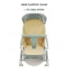 Poussez les pièces Coussin de siège pour Peg Peergo Siesta Zero 3 Aag Prima Pappa High Chair Baby Pu Le cuir de sécurité CEULLE DE SÉCURIT