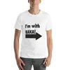 Les débardeurs pour hommes, je suis avec Baka!T-shirt T-shirt surdimensionné Vintage Vintre Shirts Shirts Custom Shirts pour hommes