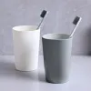 Heads Fashion 1PC Plastic Wash Brush Toothbrush Cup Creative Transparent Couple Gargle Rinse Cup Mouth Brush Cup toothbrush cup