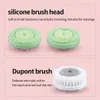 CkeyiN Silicone 3 in 1 Electric Ultrasonic Facial Cleaner Acne Pore Blackhead Deep Cleansing Brush Beauty Skin Care Tools 240419