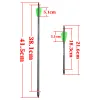 Freccia 12pcs a caccia di tiro con l'arco a balestra freccia di carbonio 7,5/15 pollici di piume verde 400 per fiocco esterno e freccia sparare accessori