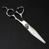 Shears Professional JP 440C Steel 6 '' nożyca nożyczki nożyczki do włosów fryzury rozrzedzanie fryzjer tnąca nożyczki fryzjerskie