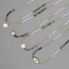 Kettingen go2boho eenvoudige kralen ketting voor vrouwen boze oog ketting mode sieraden natuurlijke stenen miyuki zaad kralen choker sieraden