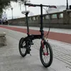 Vélos 16 pouces pliant vélo portable bmx mini vélo à vitesse unique pour les enfants exercice de navettage pour adultes y240423