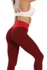 Calças ativas Cantura alta mulher Leggings de ioga que corria Bottoms Sport Woman Tights 2024