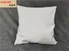 Kudde 10st/parti sublimering av tom kudde för värmeöverföring Tryck på Hine Polyester Peach Skin Pillow Cover 40*40 cm