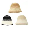 Широкие шляпы в воздушную шляпу для вязаной шляпы девочка вязание крючком соответствует солнечному рыболовому рыбаку