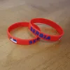 Strands 50pcs Serbia National Flag Wristbands Sports Silicone Bracelet Men Women Rubber Band Patriotic Commemorative Fashion Accessory