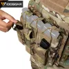 Väskor Idogear Tactical Magazine Pouch Mag Carrier Triple Open Top 5.56 Pistol Molle Mag Pouch 3545